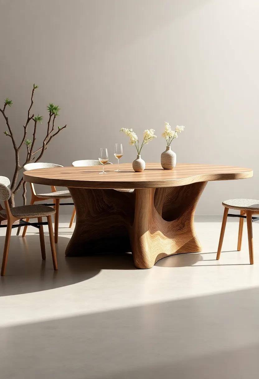 Nature-Inspired: Featuring organic shapes and biodegradable materials,this table brings the ⁣outdoors in,embodying​ eco-friendly‍ design principles