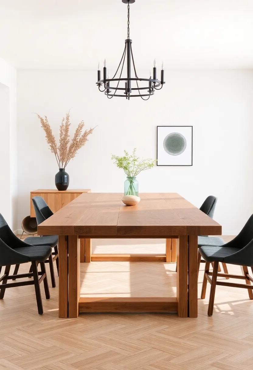 Rustic Charmer: Crafted from reclaimed wood, this extendable ⁤dining table showcases natural imperfections and brings warmth to your dining ​area
