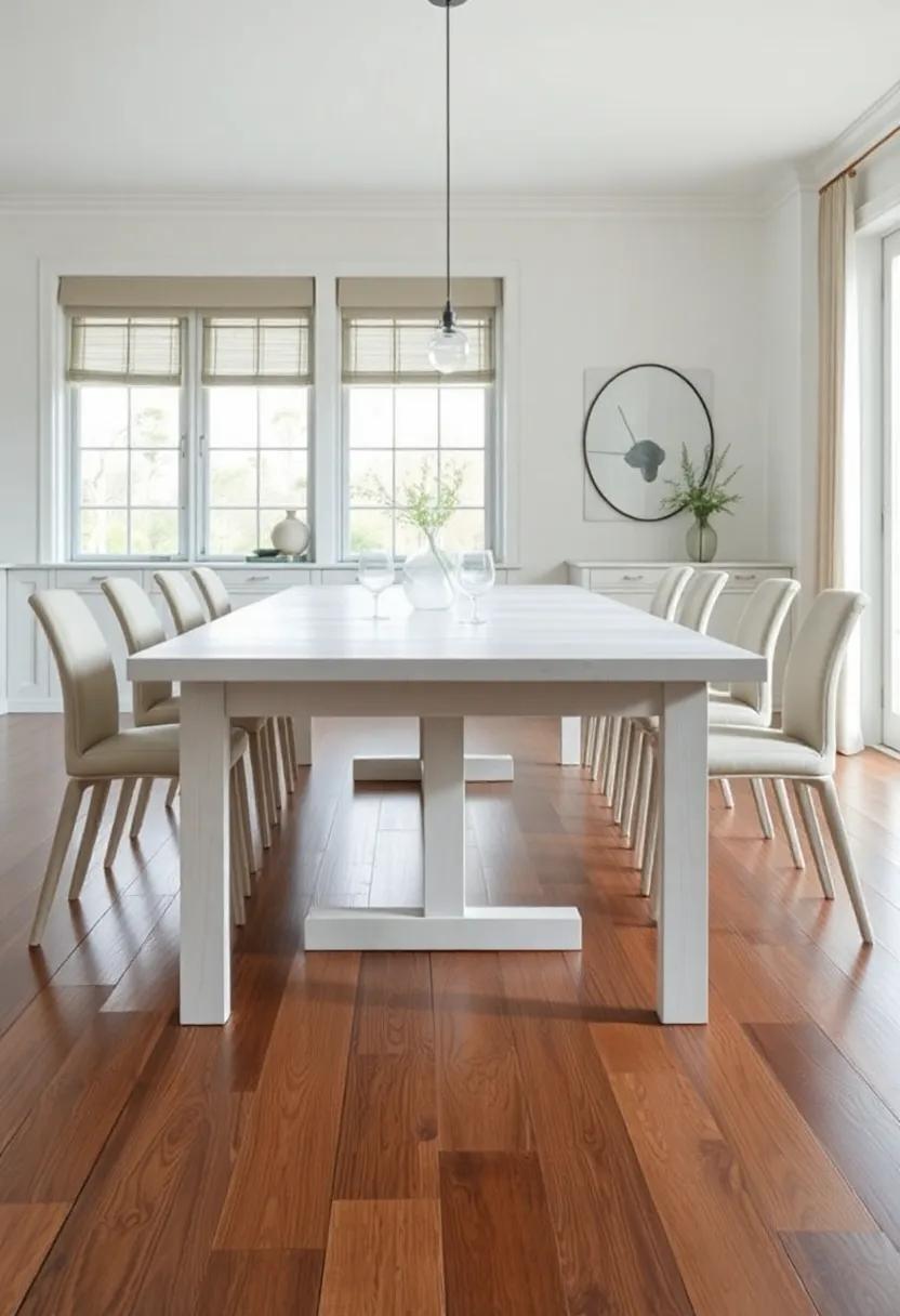 Scandinavian ‌Simplicity: Whitewashed finishes and​ clean lines characterize this extendable ⁤table, emphasizing light⁣ and space in contemporary homes