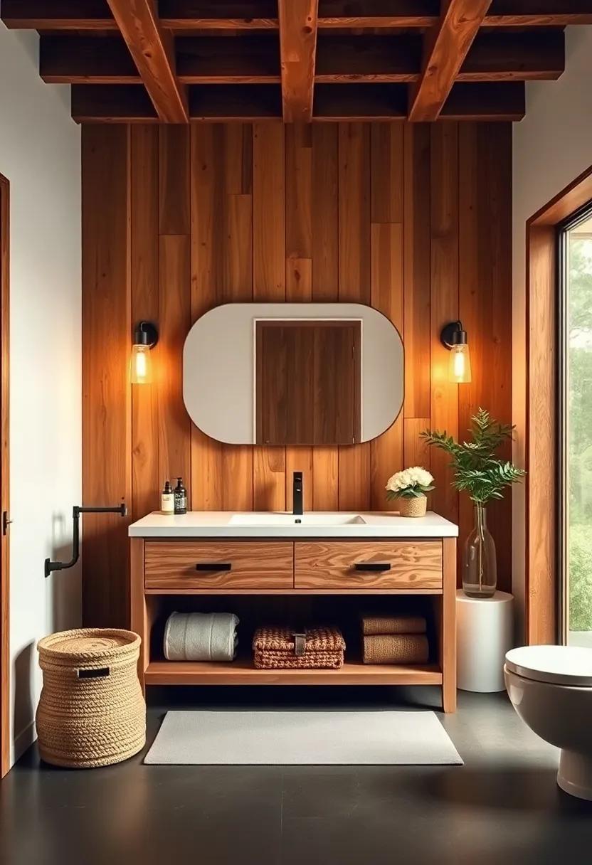 Sleek ‌Minimalism: Even in a farmhouse setting, a sleek, minimalist‌ vanity can coexist beautifully by focusing on clean lines⁤ and⁣ simplicity