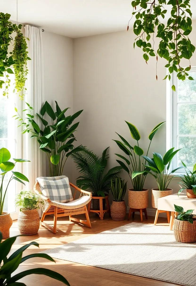 Incorporate⁣ indoor plants: Strategically place various‍ houseplants⁣ to mimic the lush greenery of a forest, adding​ life and air ‍purification to‍ your home