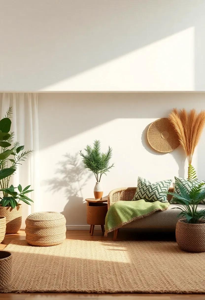 Use natural ⁣fibers: Incorporate textiles like jute,sisal,or‍ cotton ‌in your rugs and curtains for a rustic and organic feel