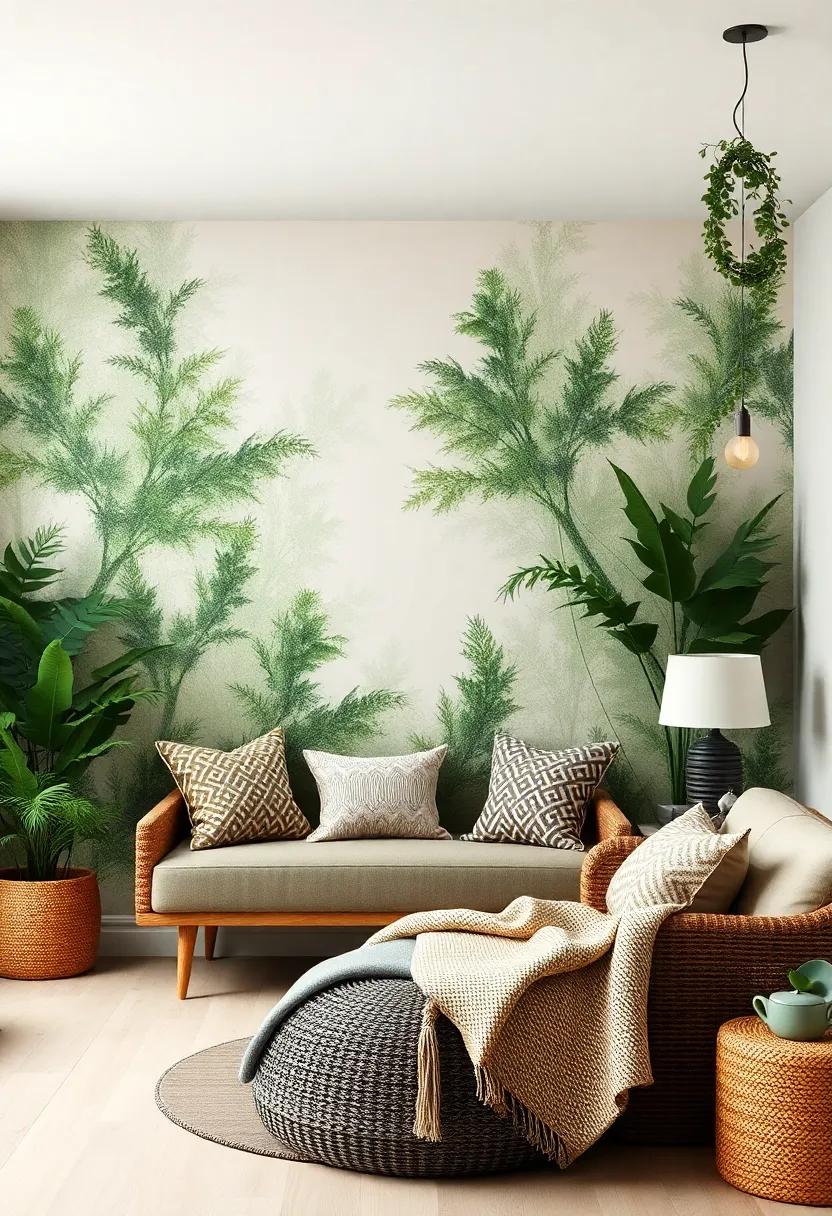 Choose earthy color palettes: Decorate with shades of green, brown, and beige to ⁣create a soothing atmosphere reminiscent of​ the⁤ forest
