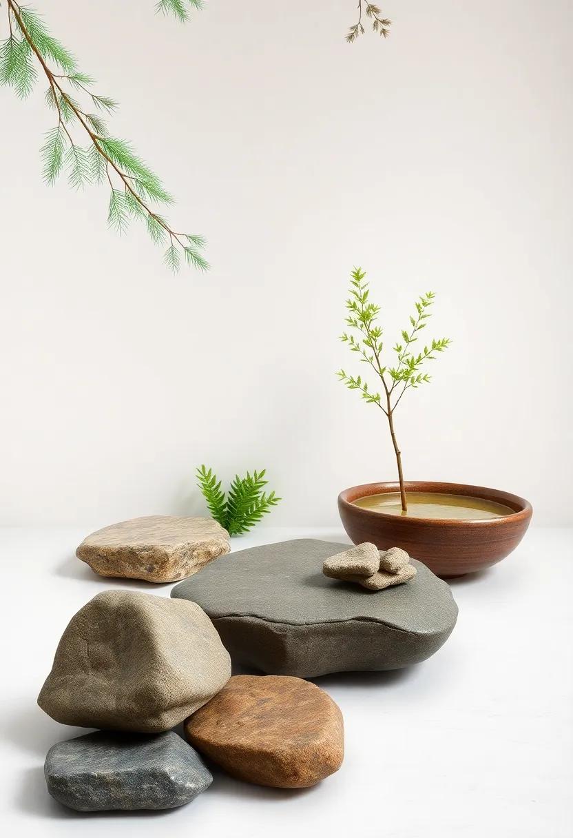Integrate stone elements: Decorate with ‌stone accents, such⁤ as⁣ coasters or decorative bowls, to‌ reflect the ground beneath ‌a forest canopy