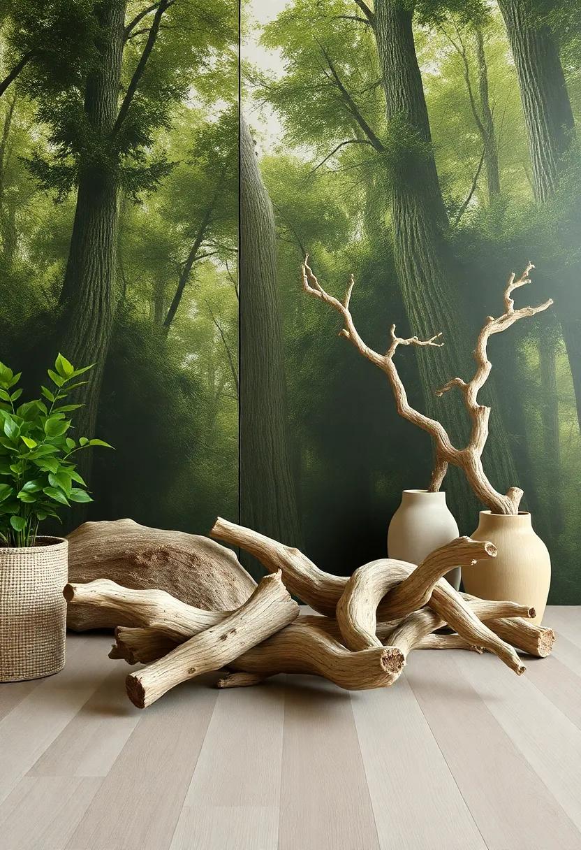 Use driftwood decorations: ‍Integrate driftwood sculptures or accents to mimic the‍ unique forms​ found along⁣ forest trails and riverbanks
