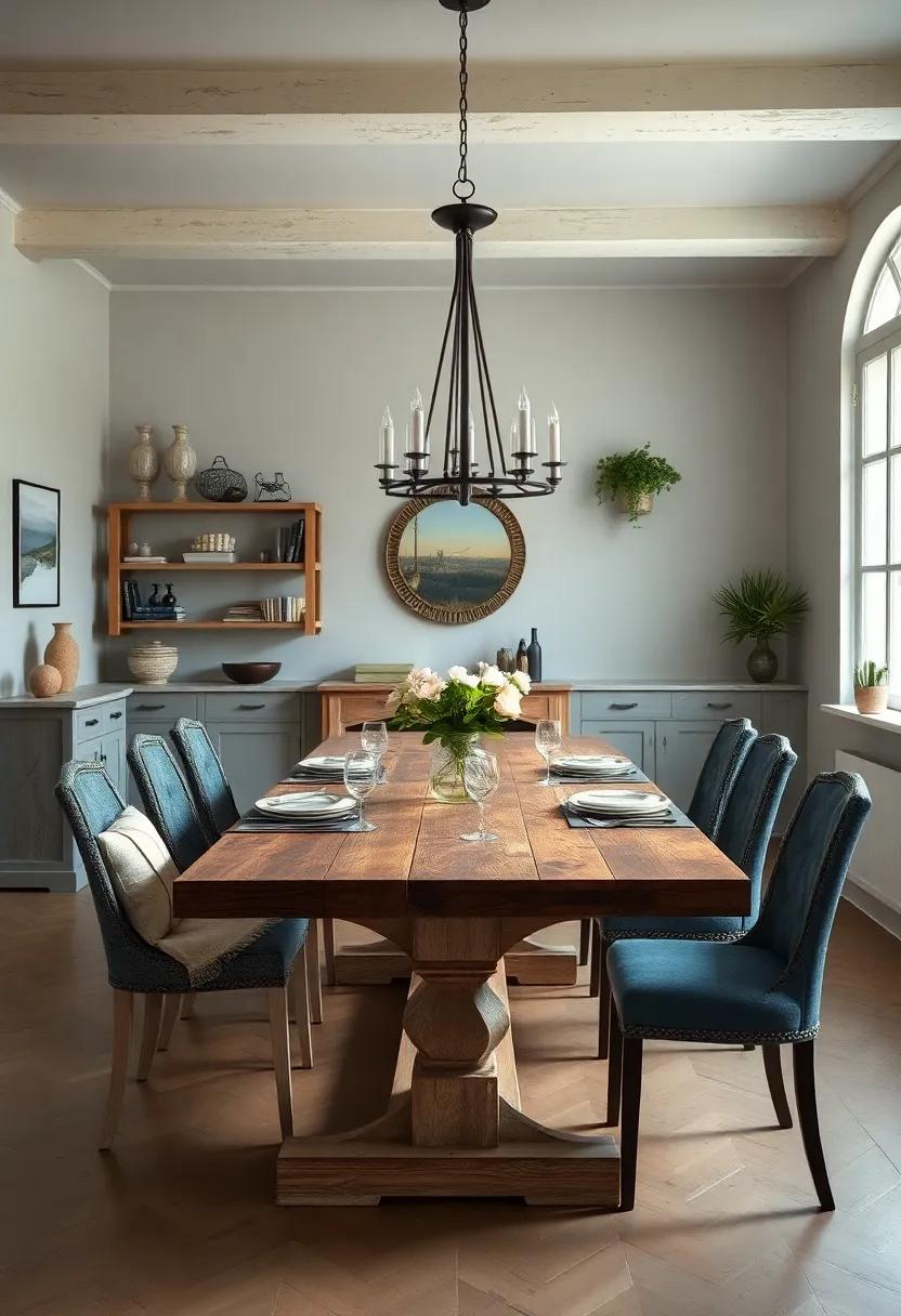Rustic Farmhouse Tables: Embrace the heart of⁢ French country dining with sturdy, reclaimed wood tables that ⁤offer warmth ‌and character