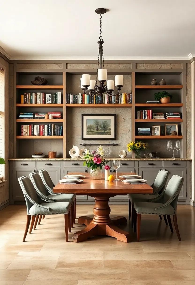 Open Shelving Displays: Use open shelves to showcase your favorite cookbooks and ​decorative⁤ items for⁣ a personalized touch