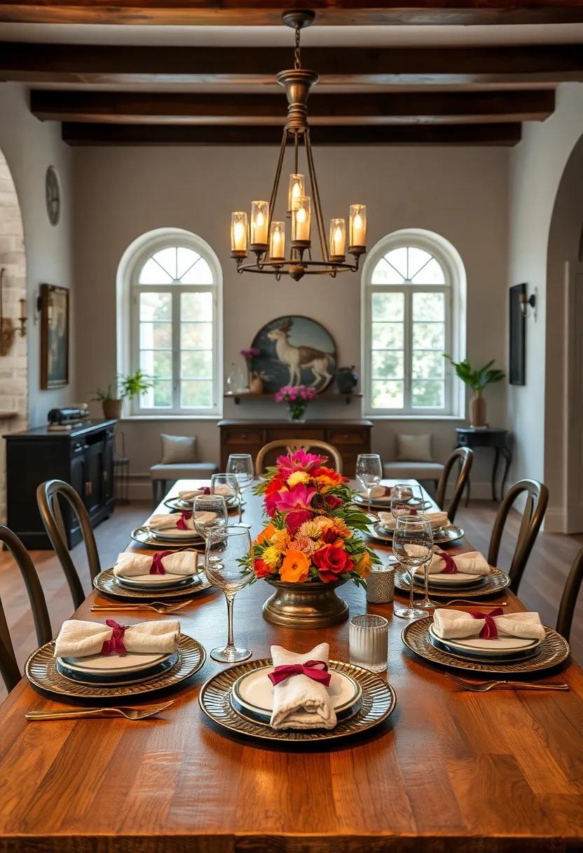 Themed ⁤Place ⁢Settings: ⁣Play with⁣ mismatched yet ⁢coordinated place settings that⁢ reflect French eclecticity and⁤ joy