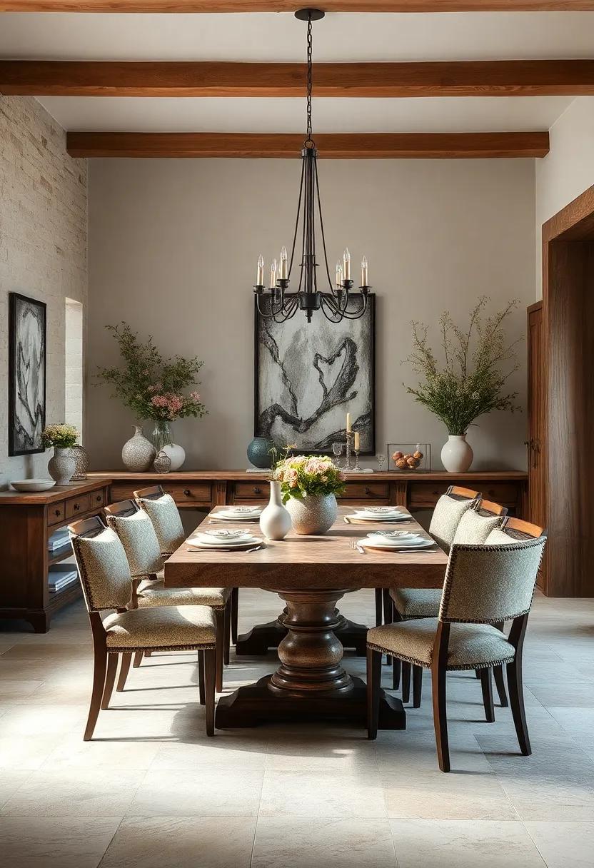 Wood and Stone Combinations: Mix textures ⁣by integrating natural stone elements with ⁣wooden⁤ furniture for‍ an earthy feel