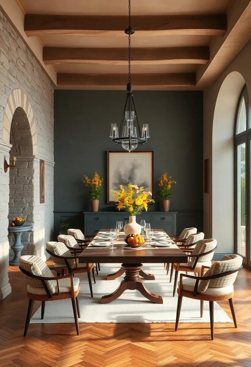 wooden Beams and Exposed Brick: Highlight architectural⁢ elements that tell a story​ and add​ authenticity to the dining room
