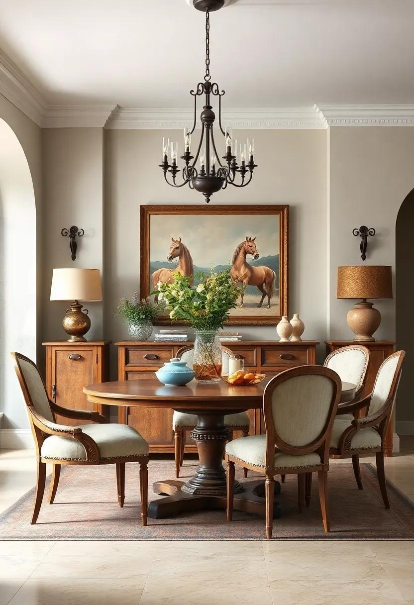 A Vintage Buffet or⁢ Sideboard: Use⁢ antique furniture pieces‌ for storage while ⁤adding ‌an element⁤ of history and style