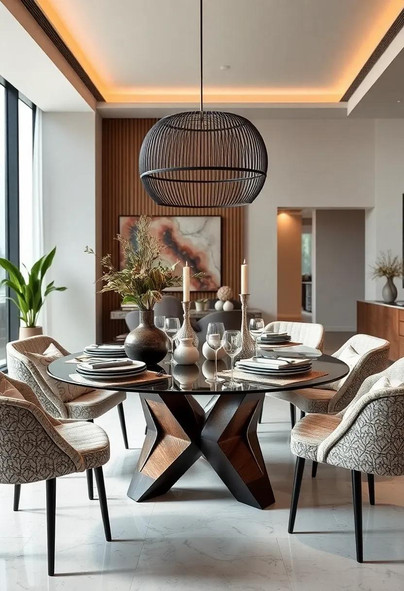 Captivating Tabletop Artistry ​To Complement Your Glass Dining Table
