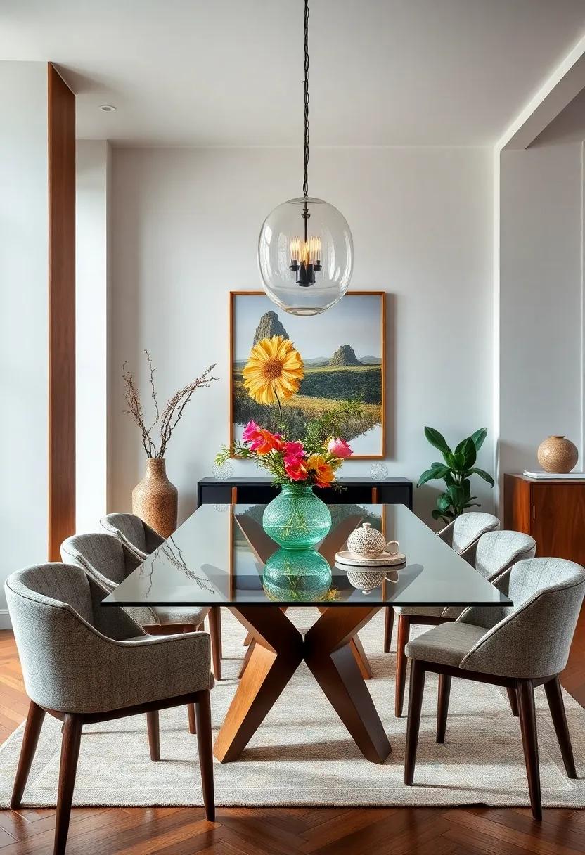 Expressing Your Personality Through Art⁣ And Decor ⁣Around Glass Tables