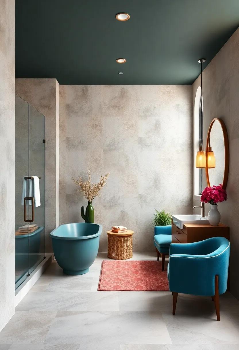 Statement Ceilings: Drawing the Eye Upwards with Innovative Colors