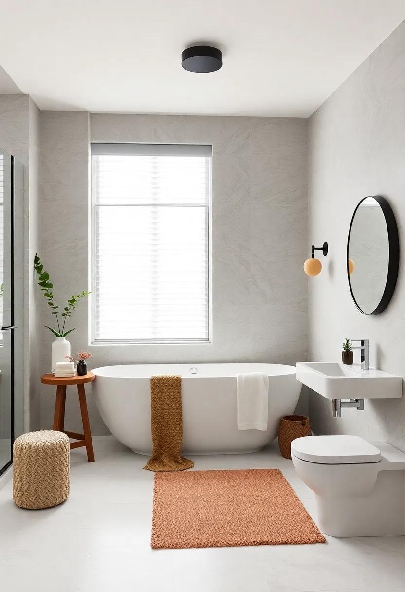 Understated Monochrome: Stylish Simplicity ​for Your Guest ‌Bathroom