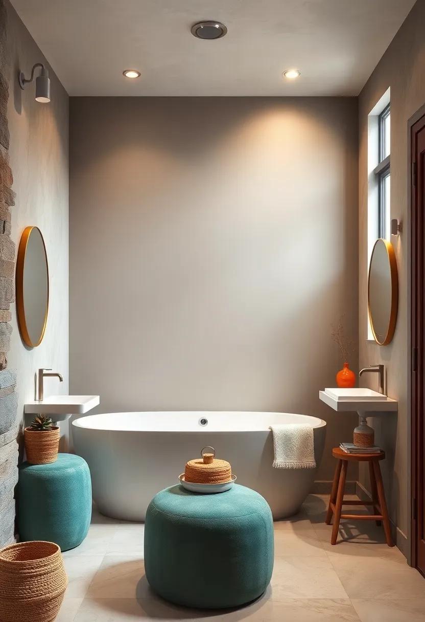 warm Earthy Hues: Creating⁣ a Cozy and Inviting Bathroom Retreat