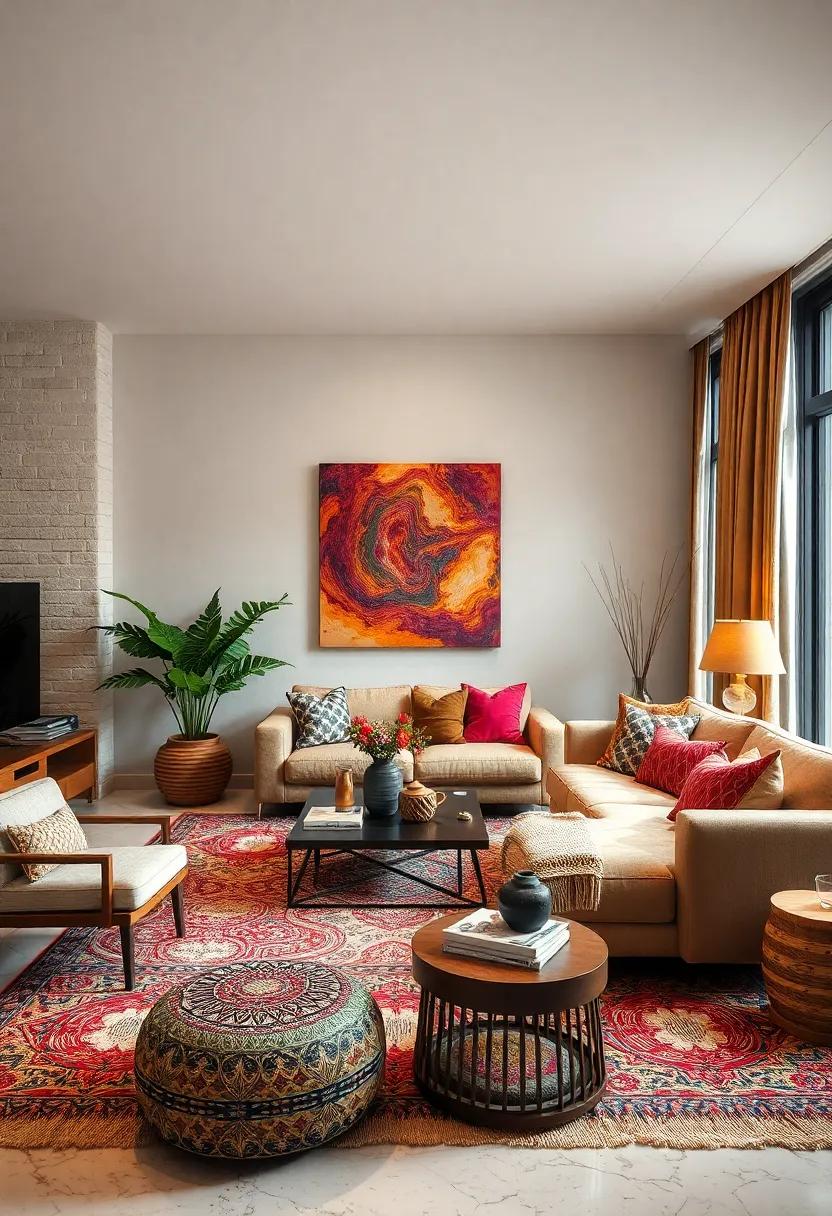 Bohemian Rhapsody: Layer different textiles, patterns, and ​colors, allowing for personal expression through an ⁤artful mix of ⁢vintage and global decor