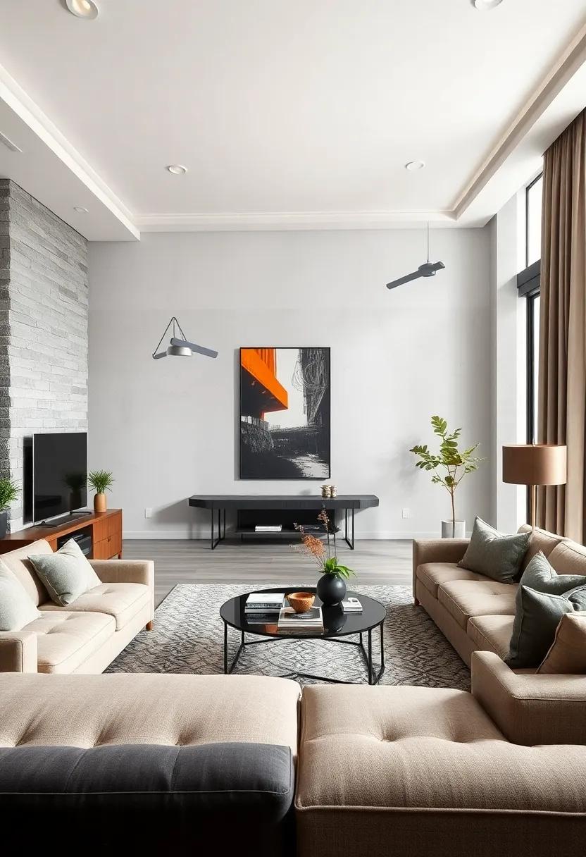 Chic​ Masculinity: Incorporate darker colors, sleek ‍furniture, and rugged materials for a streamlined and sophisticated masculine‌ aesthetic
