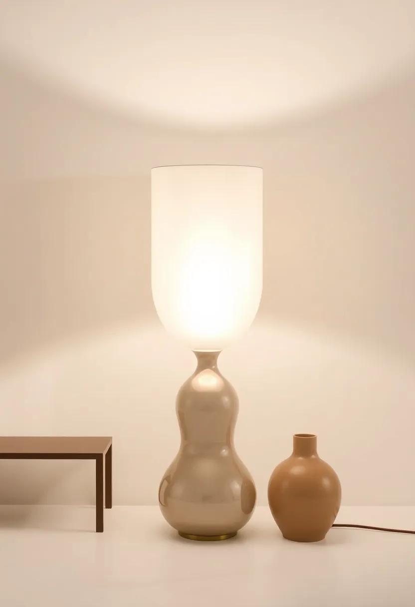 Elegant Pearlized Finish: This lamp’s‌ glossy,pearl-like finish gives it ‌a subtle shimmer,making it⁤ a⁤ sophisticated addition to upscale interiors