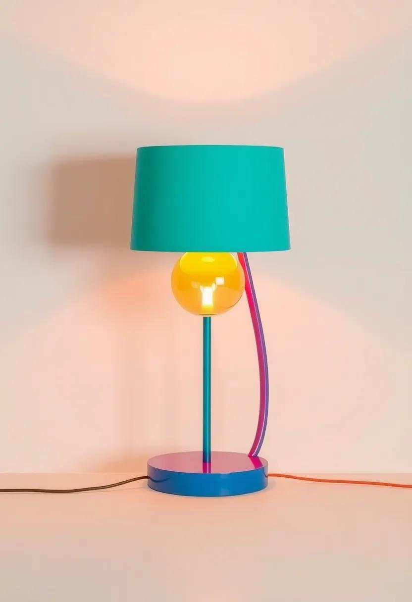 Mid-century Modern: Embracing⁢ the playful ⁤vibe of the 50s and 60s, this lamp highlights‌ vibrant colors and retro shapes that⁣ can brighten up any ‌space