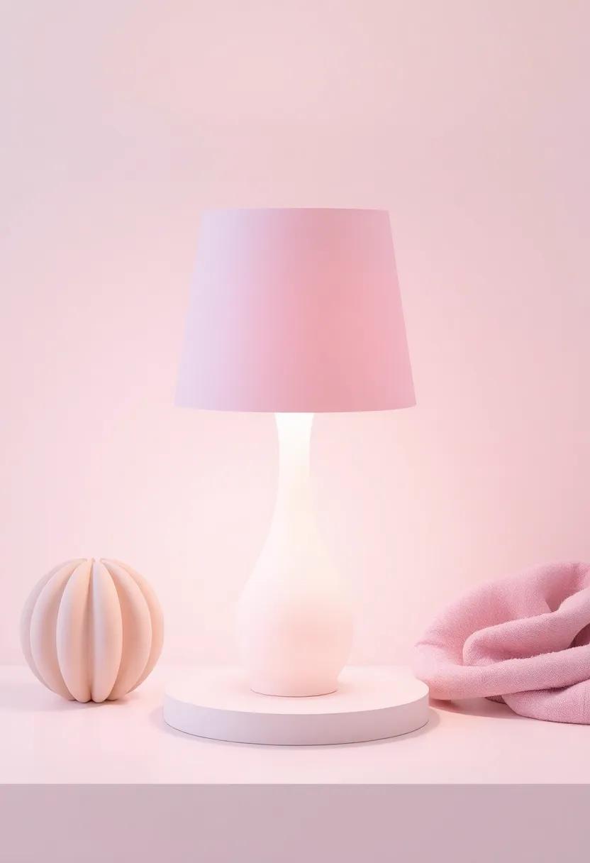 Soft Pastel Glow: Featuring a soft ‍pastel palette and gentle ​curves, this lamp⁣ adds a tranquil and inviting element ‍to children's rooms ⁤or ⁣cozy reading​ nooks
