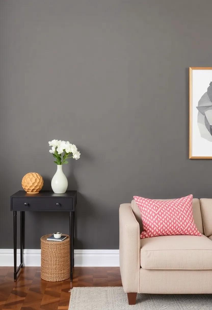 Highlight a Feature Wall: ‌Paint one wall a ‌bold yet muted ⁣color to draw attention without taking over the ⁢space,‍ adding character while maintaining⁣ calmness