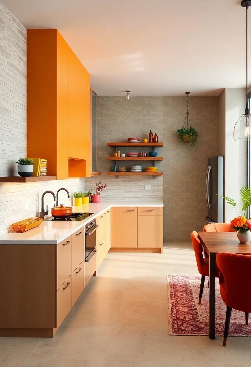 Add a Pop of color: Brighten your space with bold cabinetry ⁣or colorful backsplashes⁣ that reflect ⁤your personality‍ and zest for cooking