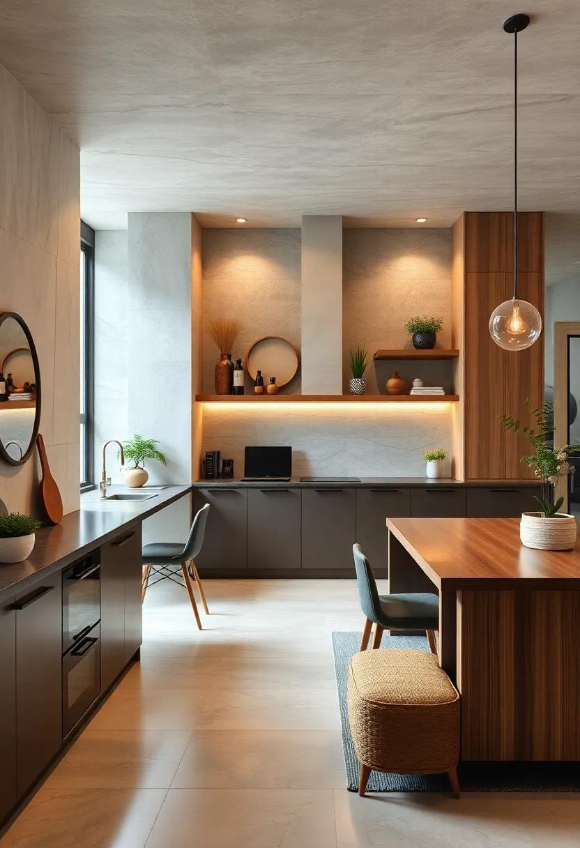 Design a Multi-Functional Workspace:‌ Incorporate a desk or⁢ countertop‌ that can ⁢double as an office space,allowing for ⁢versatility in functionality