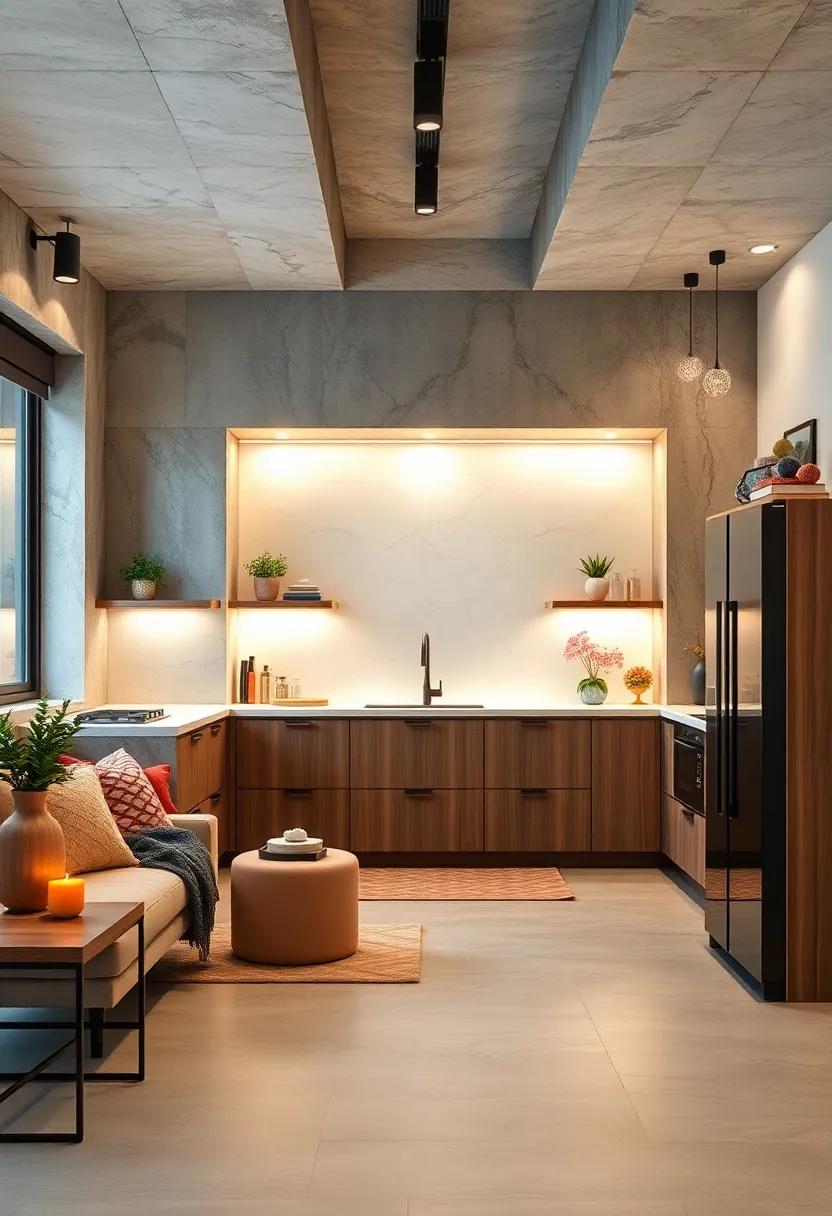 Install Under-Cabinet Lighting:⁣ Brighten ​your workspace with subtle under-cabinet lighting that enhances safety and visibility while cooking