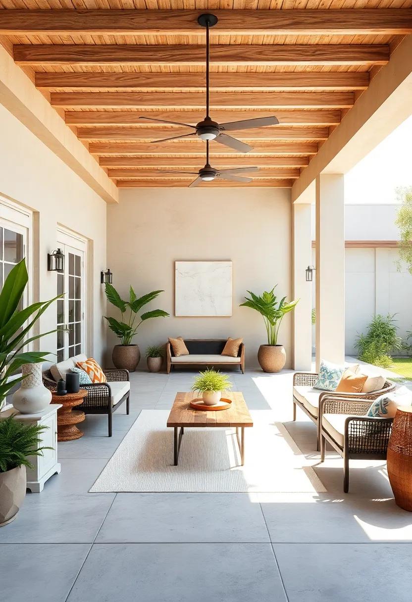 sun-drenched‍ Retreat: Open and airy spaces with plenty‌ of natural light,⁢ perfect for sunbathers, enhanced with durable furniture meant ⁣for outdoor living