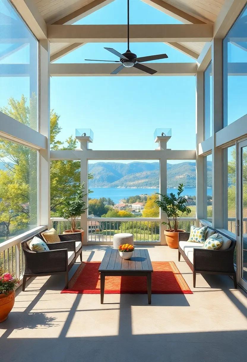 Breathtaking‌ Views⁣ Framed by Innovative​ Screened ⁤Porch Designs