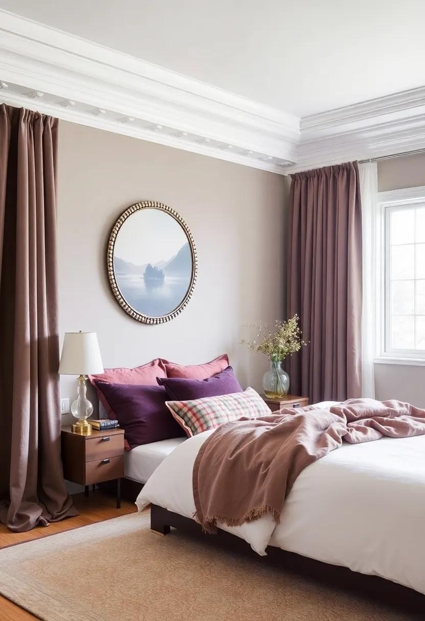 Layered Fabrics: Incorporate a mix of‌ cotton, linen, and velvet for your beddings and drapes to add depth and richness