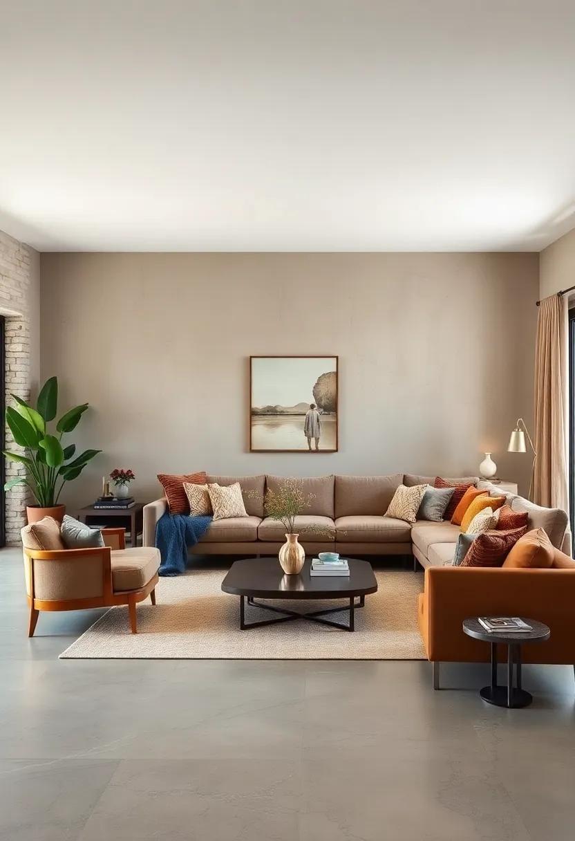 Artwork and‌ Accessories That‌ Celebrate‌ Nature's Palette in Modern Living ⁢Rooms
