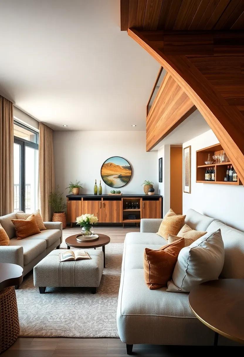 Add a Coffee Table: A small, rustic⁢ wooden coffee table can serve⁣ as a central feature, ideal ‌for enjoying‌ a cup of tea or a game night