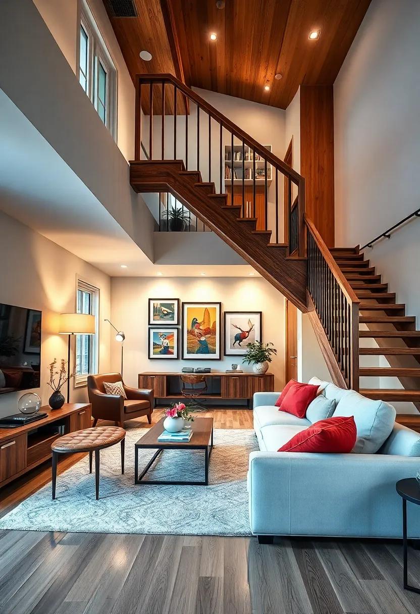 Hang Artworks: Use the space creatively to hang framed artwork⁢ or ‍photographs on the stair wall,adding personality