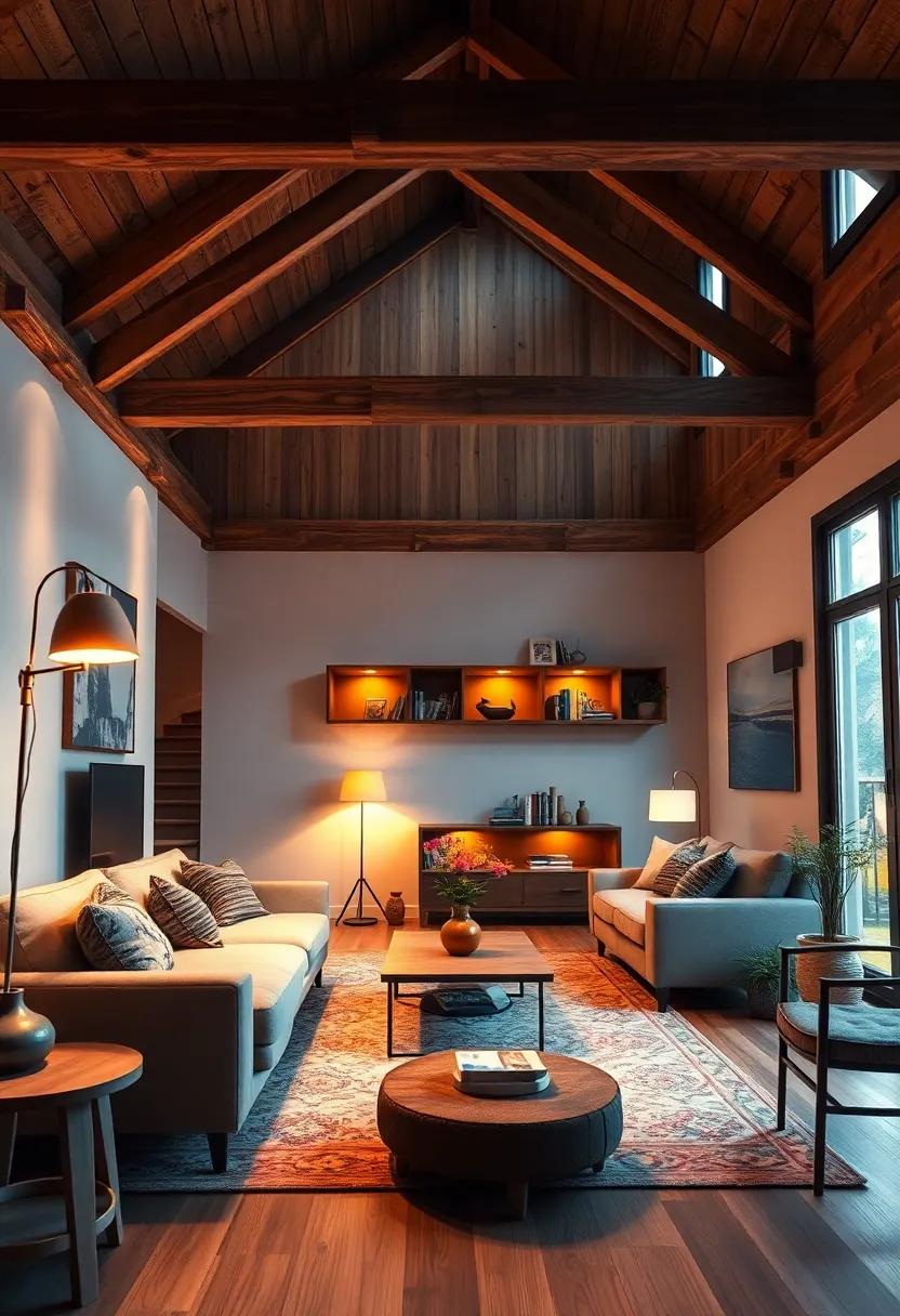 Use Warm Lighting: Incorporate warm, ambient lighting with wooden-framed lamps or fairy lights to⁢ enhance ⁣the inviting atmosphere