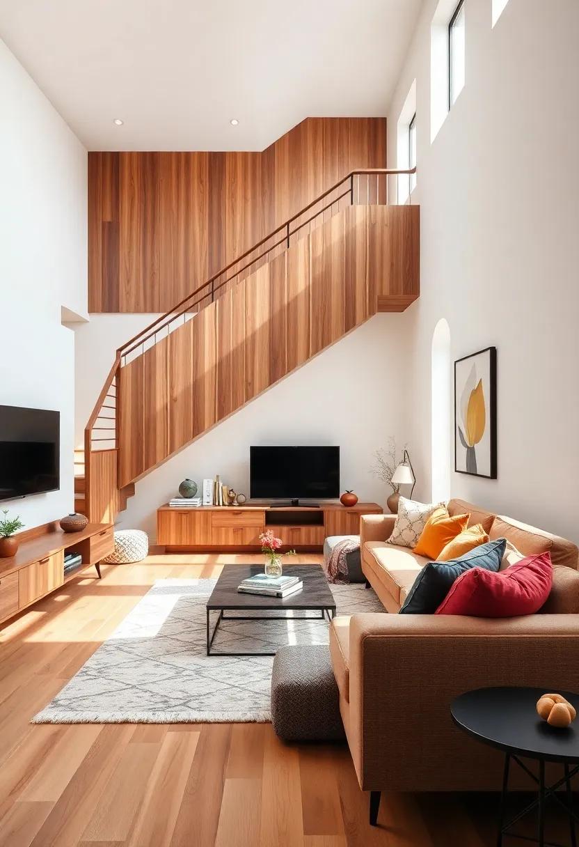 Maximize vertical⁤ Space: Use the​ staircase wall for vertical storage ⁤solutions that‍ are both practical and ⁢stylish