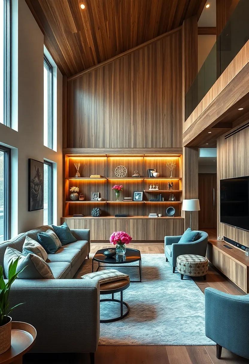 Display Collectibles: Showcase your favorite collectibles in a custom-built display case⁢ that harmonizes with the wooden decor