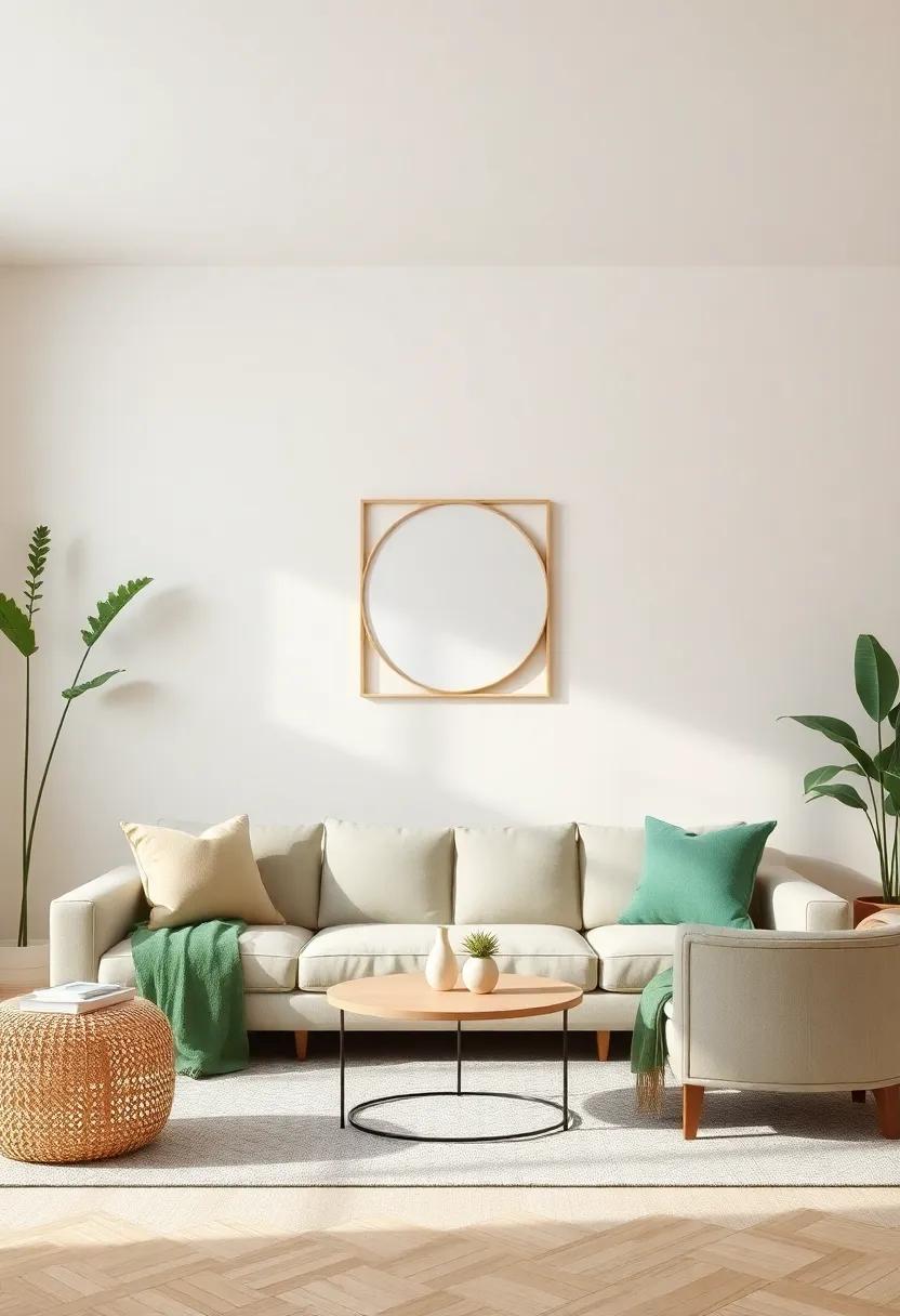 Soft Cream: A⁤ gentle‍ backdrop that enhances the freshness of green accents while keeping the room airy⁤ and light