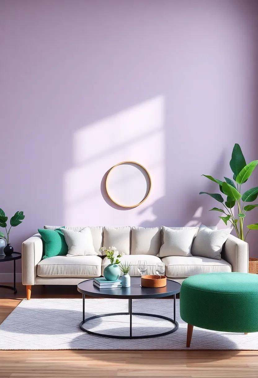 Lavender Mist: A subtle lavender that pairs ​beautifully with emerald ⁢green accents, creating a ⁣dreamy and whimsical retreat