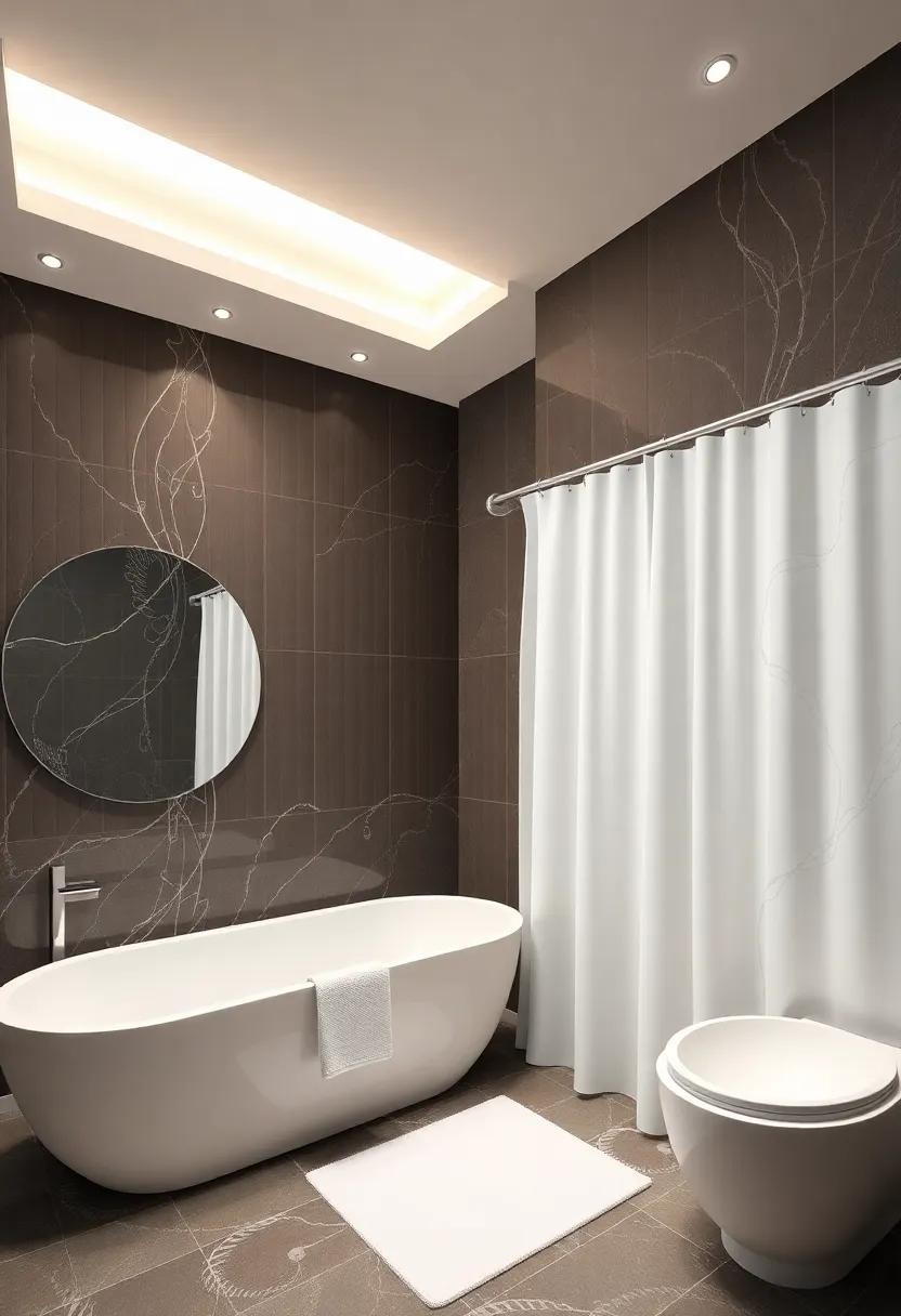 Luxury Shower ⁢Curtain: A high-quality, designer shower curtain that complements your décor while adding a touch⁢ of elegance