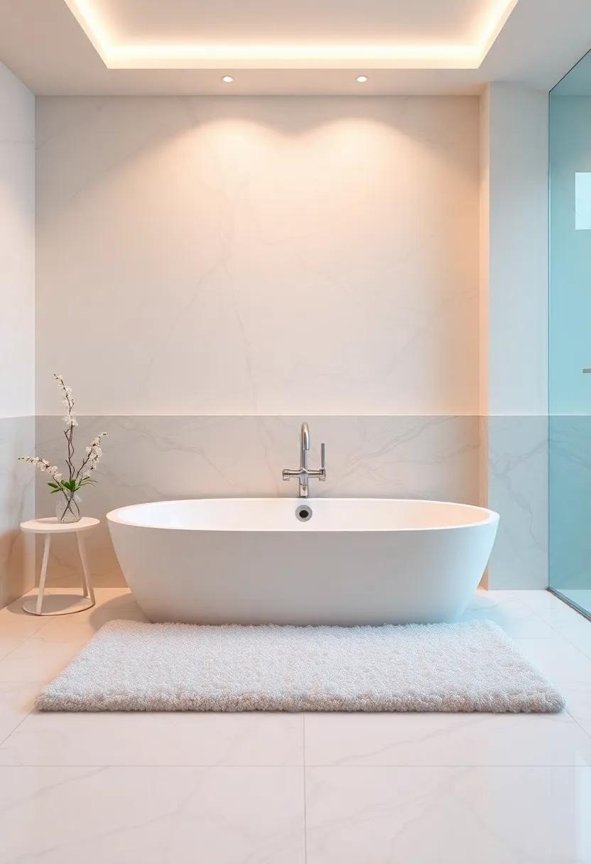 Opulent Bath Mat: Plush, high-quality⁤ bath⁣ mats that provide comfort and style underfoot
