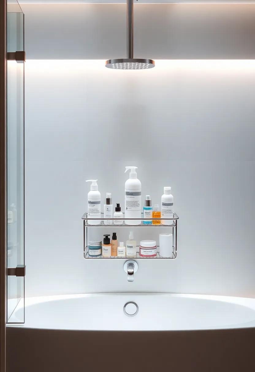 Upscale Shower Caddy: A‌ sleek and stylish shower caddy that organizes ⁢your ​products ‌and minimizes visual clutter