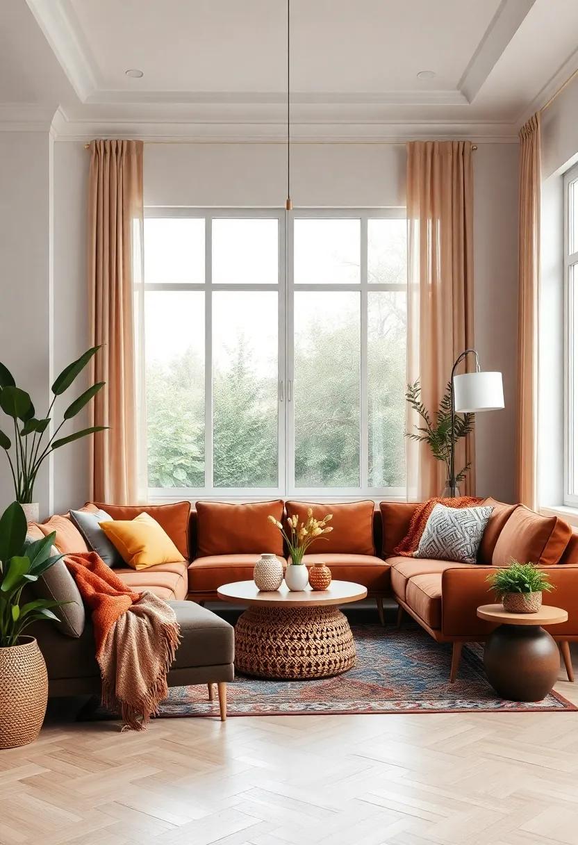 Captivating Color Palettes That Blend Warmth with⁢ Nature's Hues