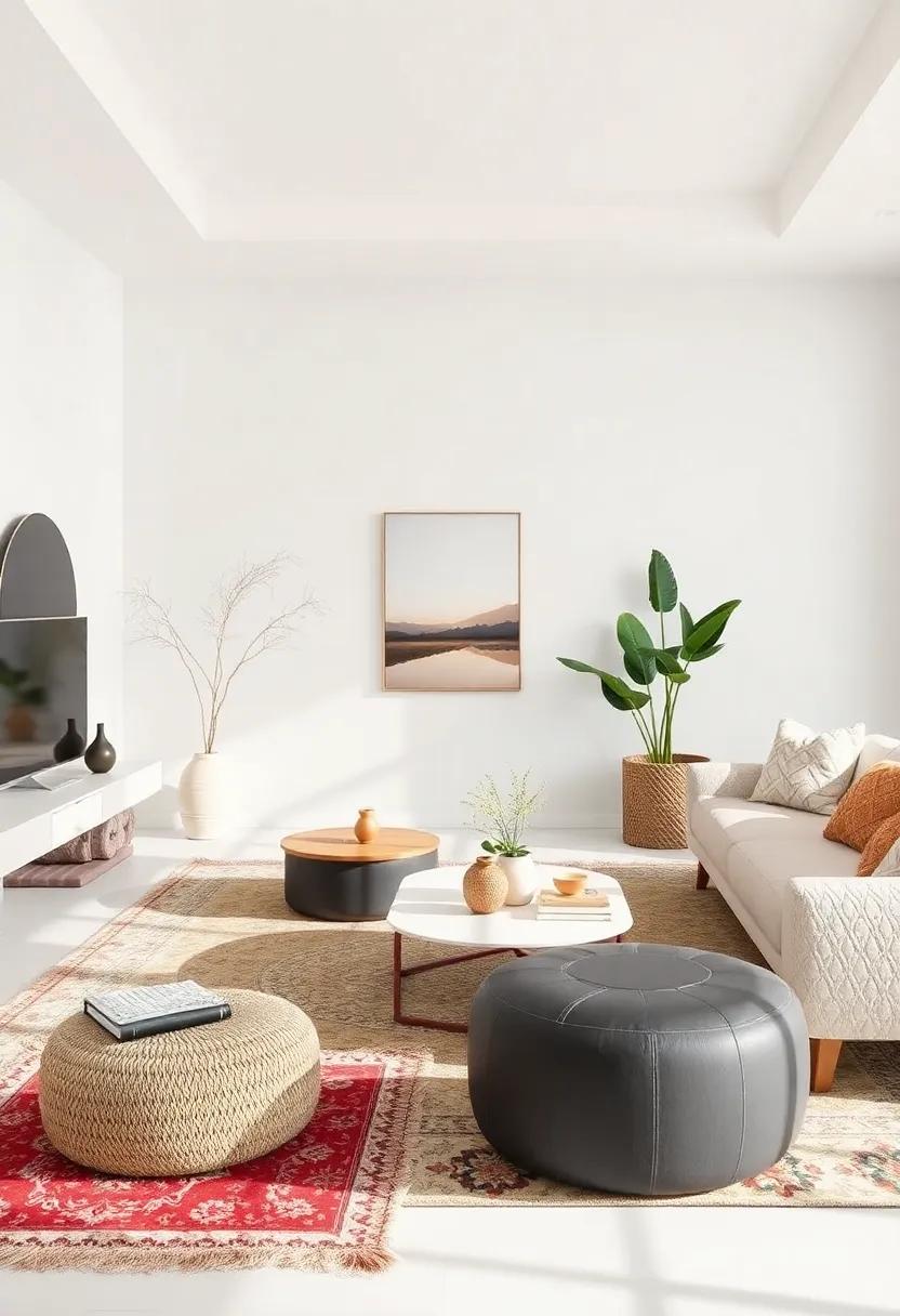 Layering Rugs to Define Spaces and Add Depth