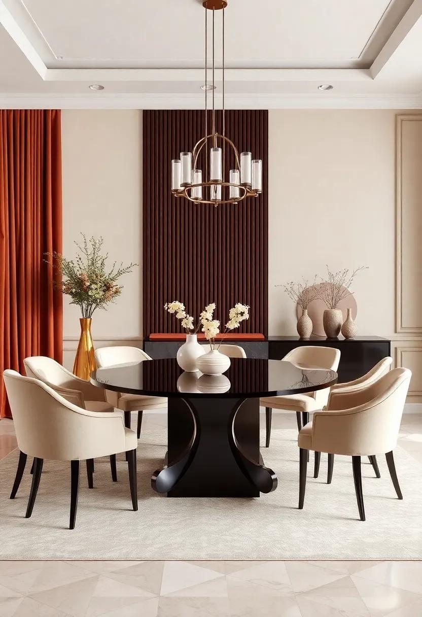 Unfold The Elegant Tapestry Of Warm Cinnamon And⁢ ivory Accents