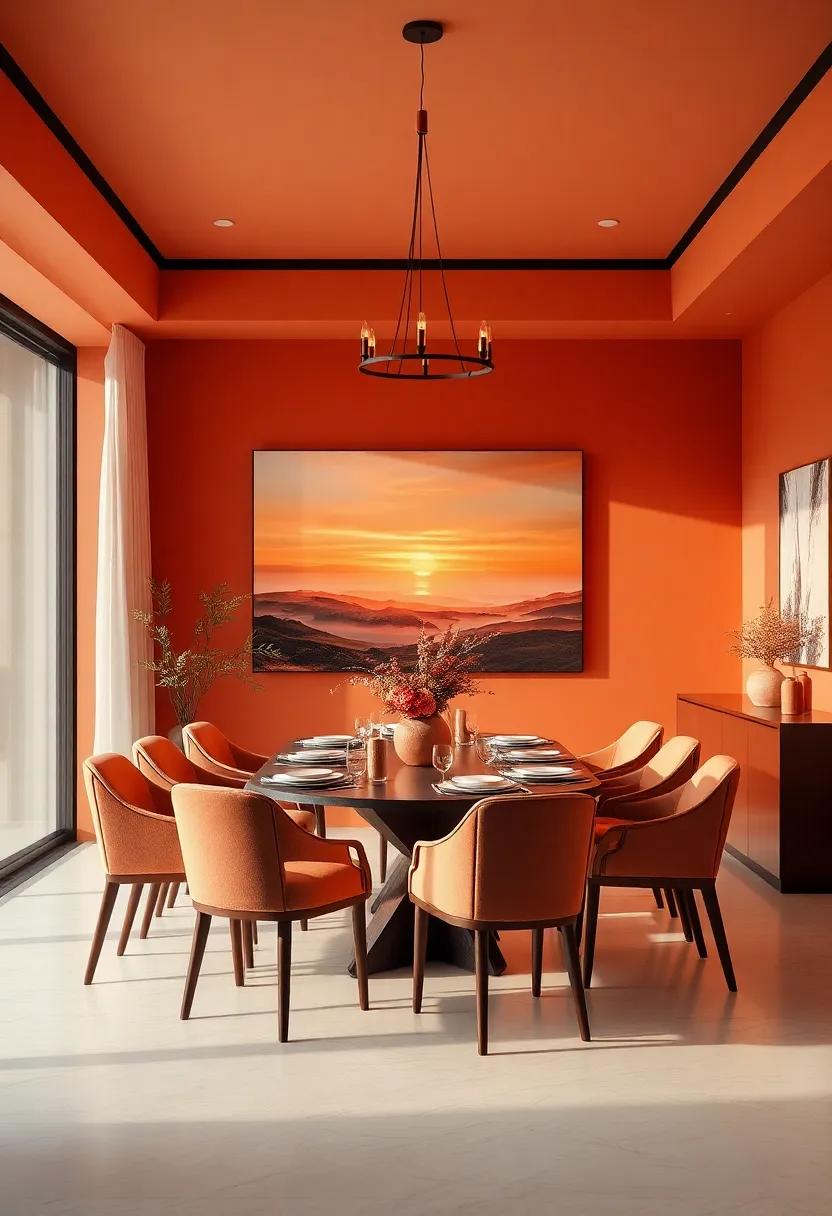 Capture The Warmth Of A Sunset With Rich Terracotta And Soft Peach