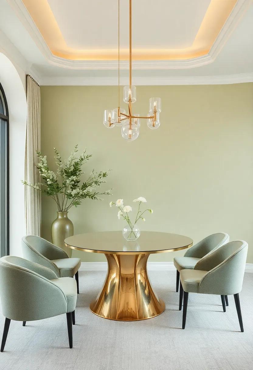 Integrate Artistic Flair With ⁤Calming ⁣Soft Greens And Textured Fabrics