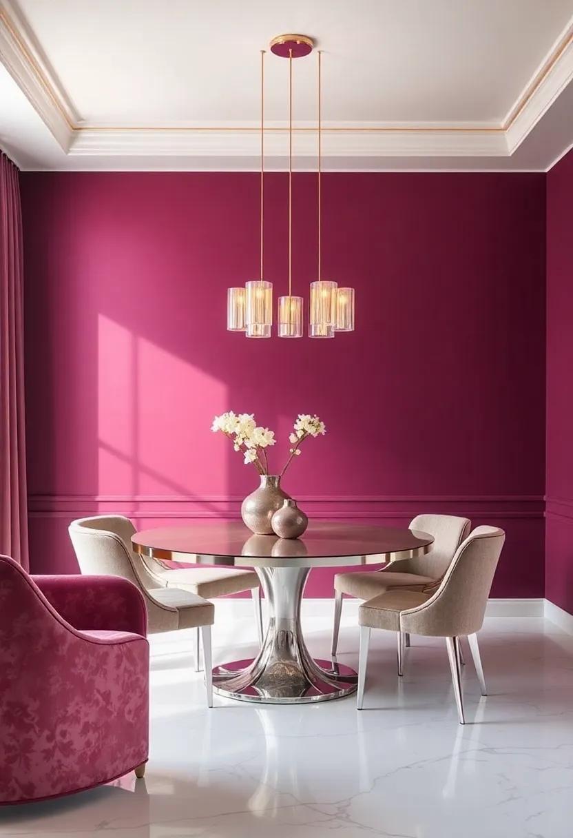 Infuse Elegance With Sophisticated Plum And Silver Compositions