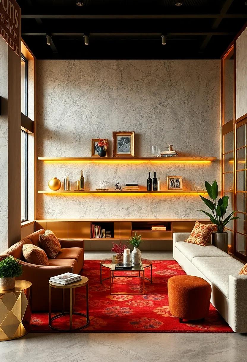 Opulent Displays: Gold Shelves ​Showcasing‍ Your ‍Favorite ⁣Items